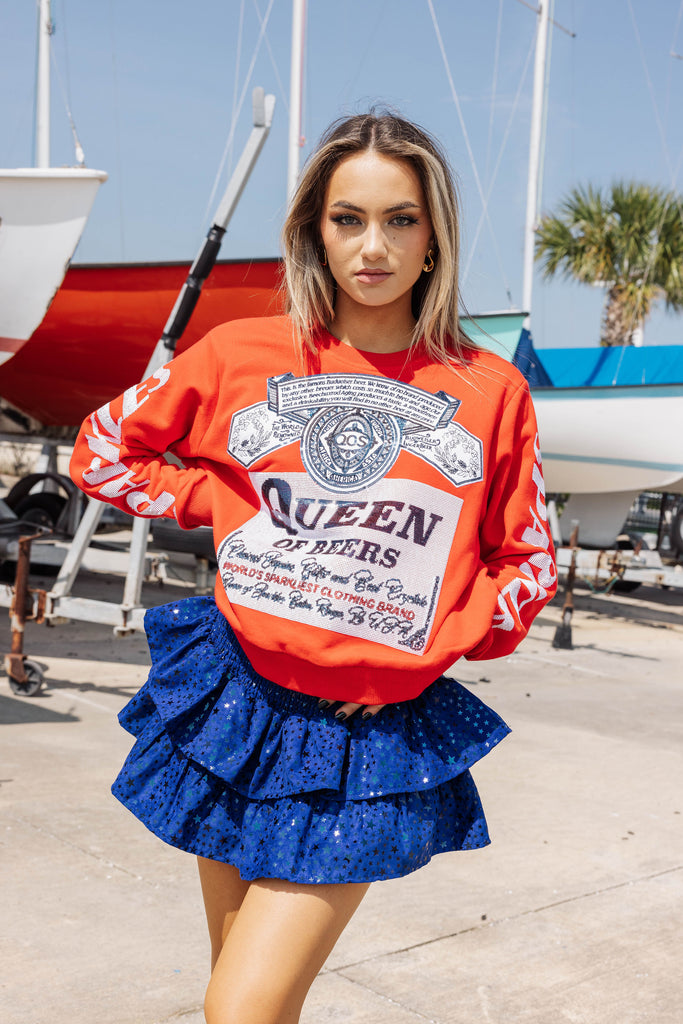 Queen of Sparkles Queen of Sparkles Gold Baseball Shirt