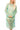 Blue & Neon Green Polka Dot Sheer Coverup Midi Dress