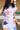 Blue & White Gingham USA Stripe Patch Stars Romper