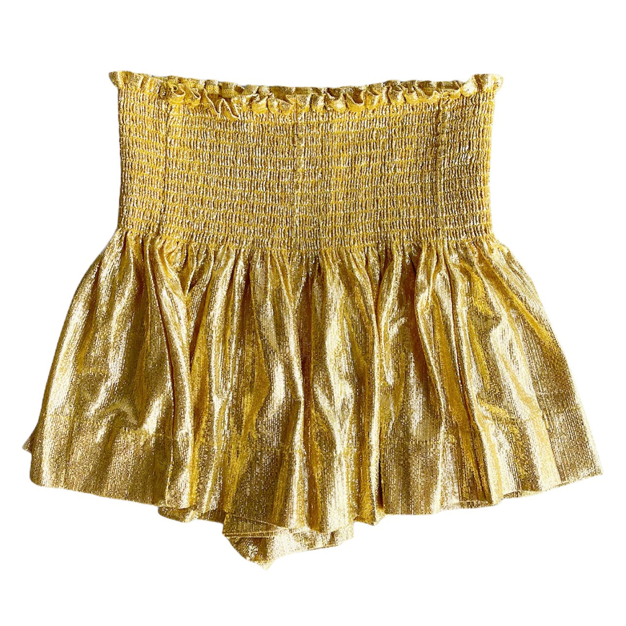 Yellow Gold Swing Shorts