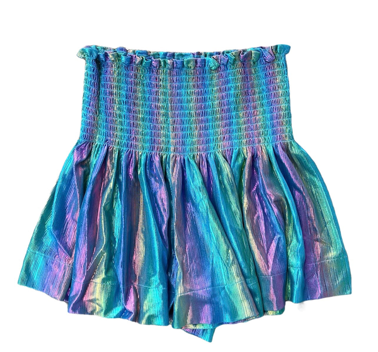Blue Rainbow Pebble Swing Shorts