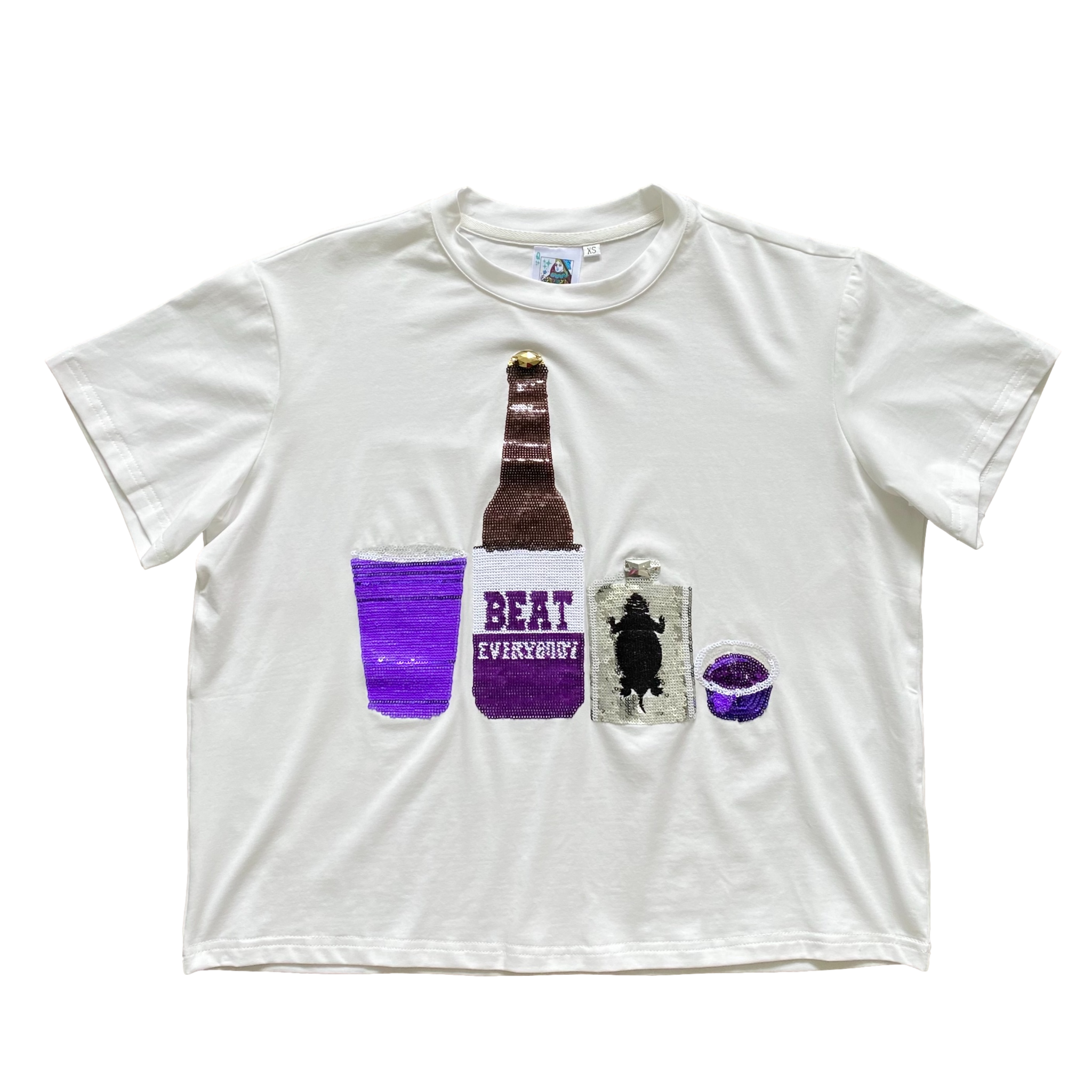Purple Frog Drinks Tee